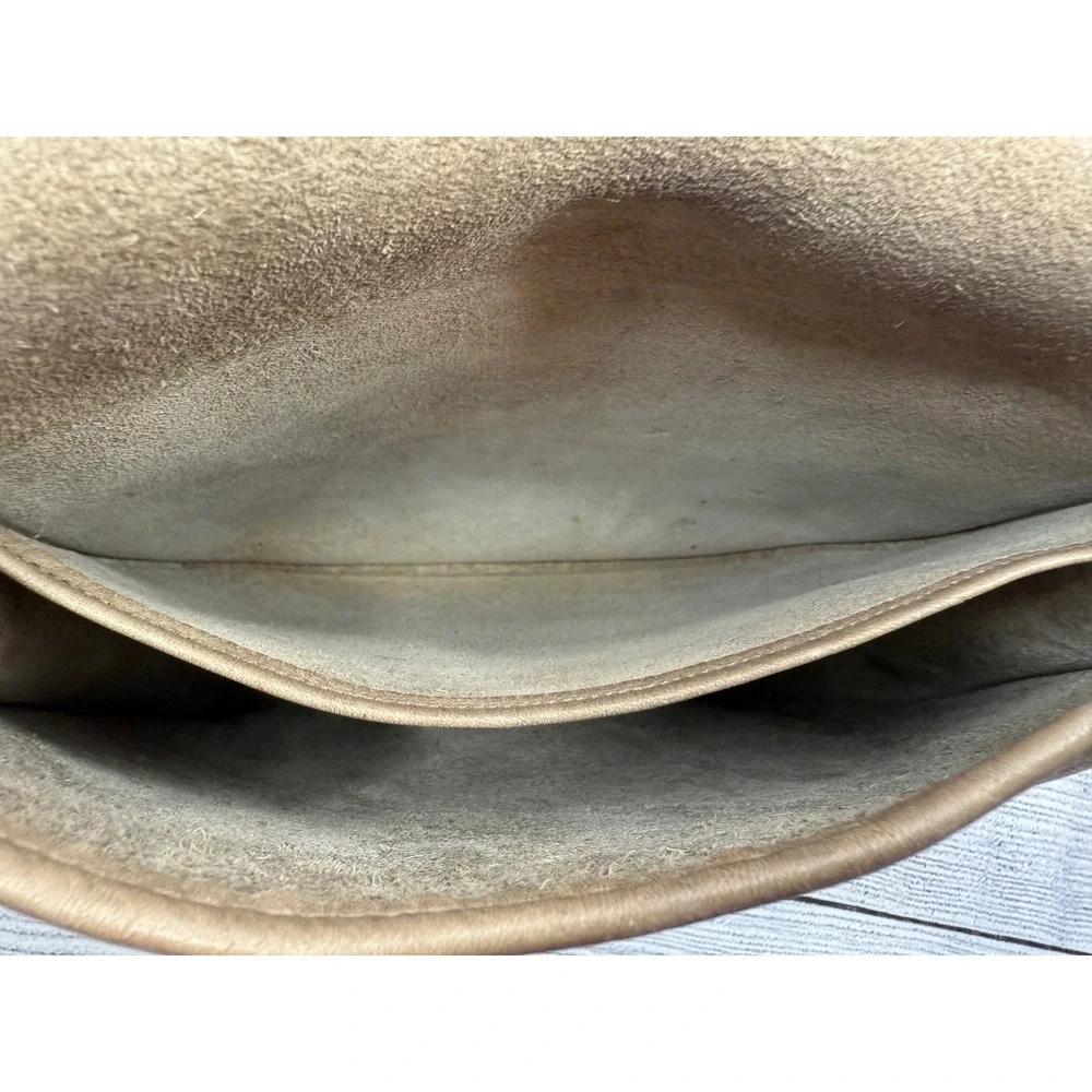 Vintage Coach Leatherwear Saddle Bag Tan Leather‎ Crossbody Shoulder Bag - Picture 6 of 8